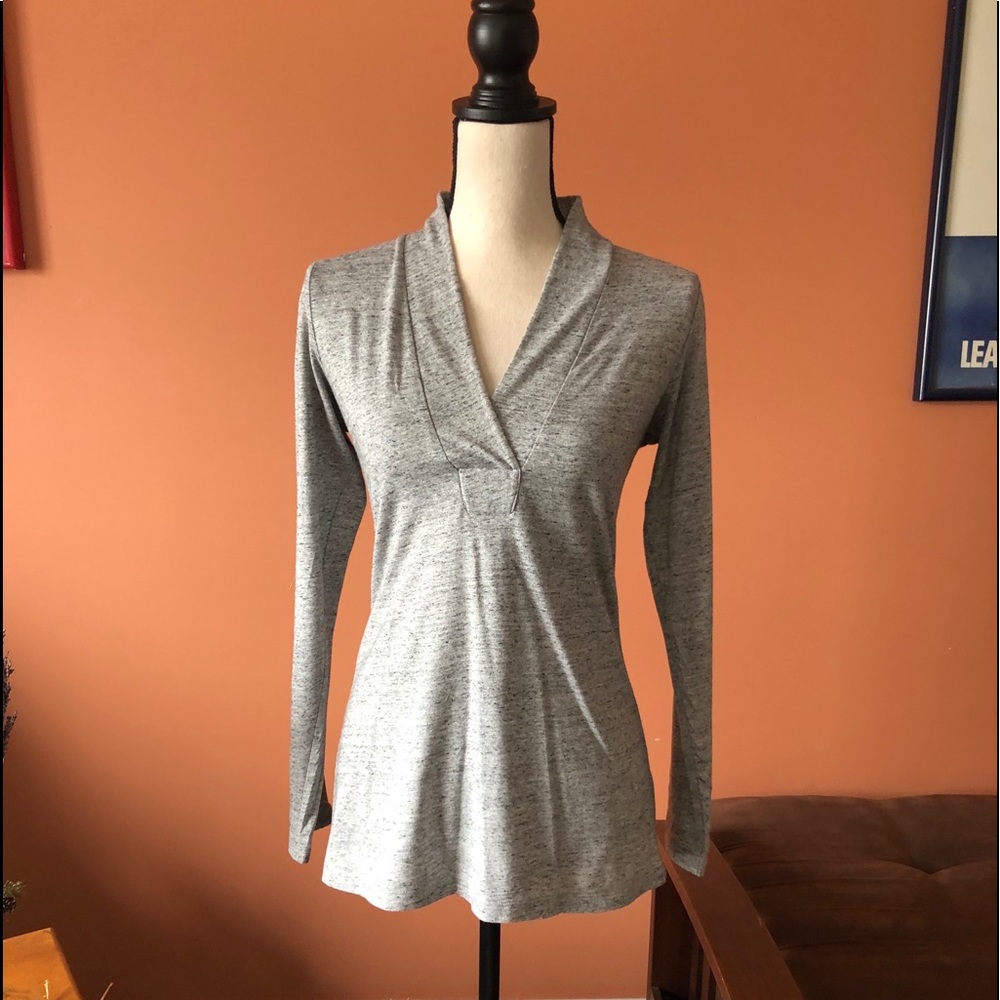 Cabi Heather Gray Lightweight Pullover - image 1